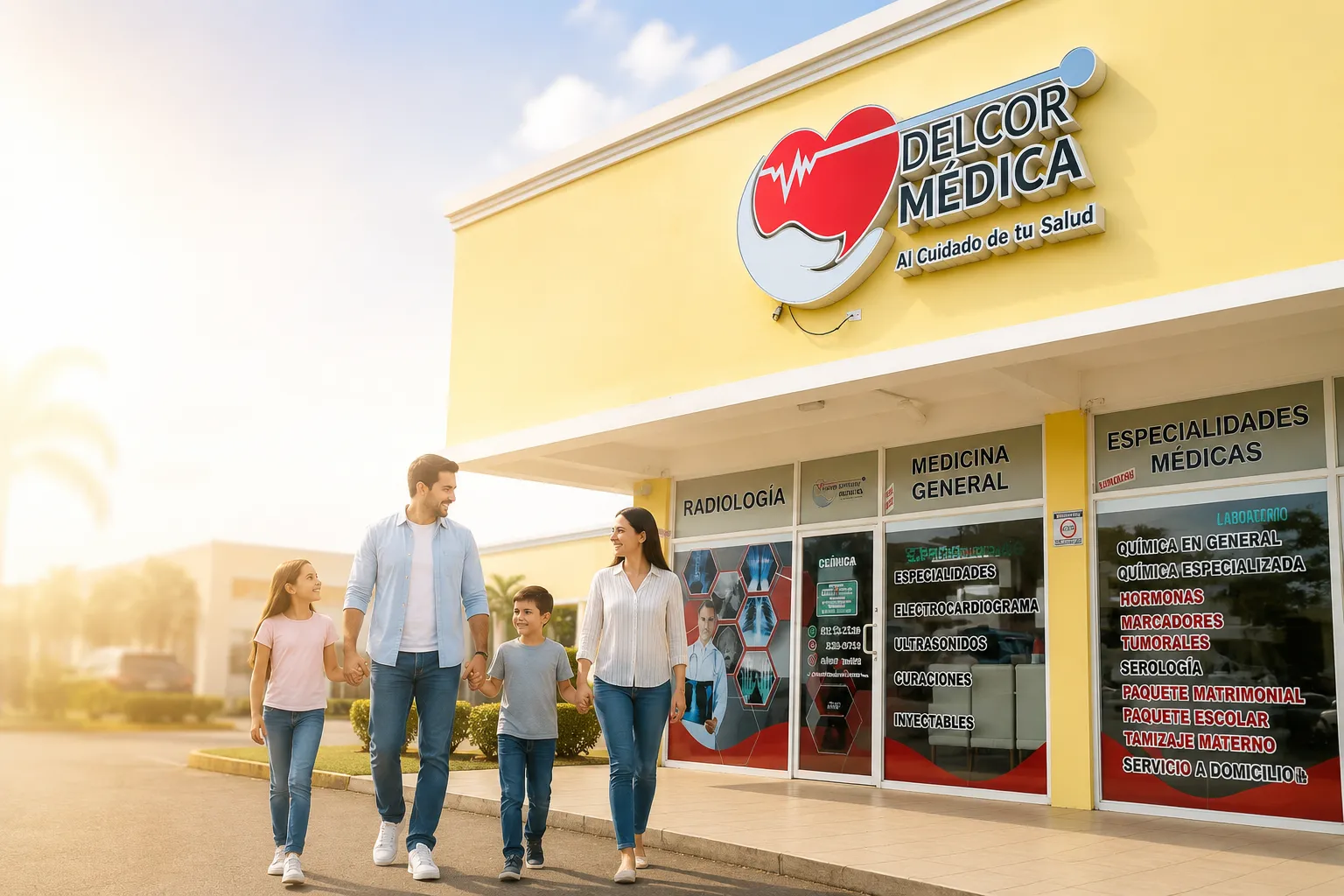 Atención médica e instalaciones de Delcor Médica en La Chorrera